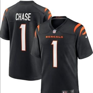 New WOT Nike Ja’Marr Chase Black Bengals Jersey 4XL